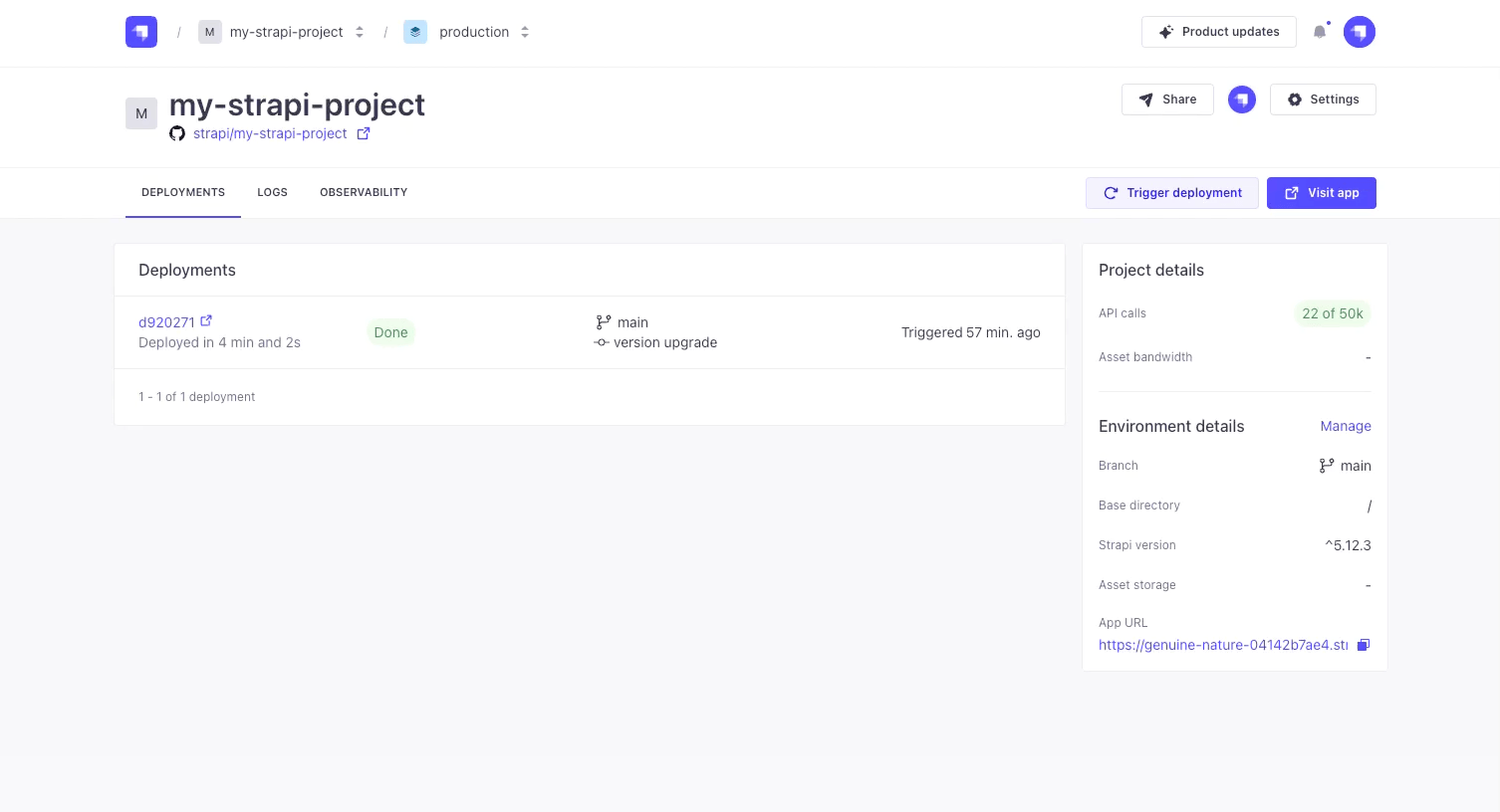 Visit Strapi Cloud App GIF